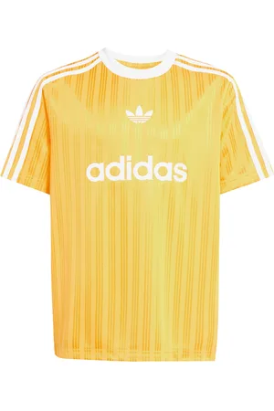 adidas Tee Sport T-shirts Short-sleeved Yellow
