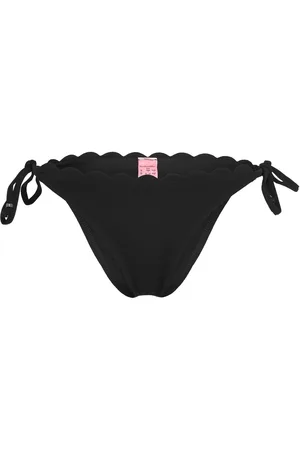 Hunkemöller Scallop Cheeky T Swimwear Bikinis Bikini Bottoms Bikini Briefs Black