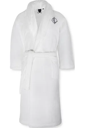 Ralph Lauren Langdon Bath Robe Aamutakki White