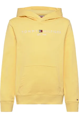 Tommy Hilfiger U Corp Logo Ess Hoodie Tops Sweat-shirts & Hoodies Hoodies Yellow