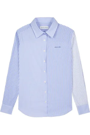Maison Labiche Dewet Shirt Tops Shirts Long-sleeved Blue