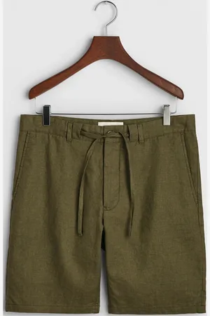 GANT Relaxed Linen Ds Shorts Bottoms Shorts Casual Green