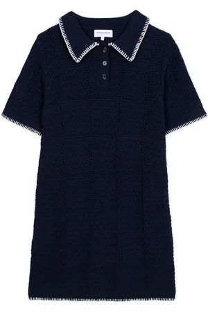 Maison Labiche Jumin Knitwear Tops T-shirts & Tops Polos Navy
