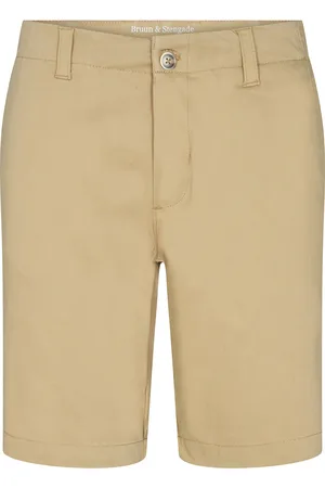 Bruun & Stengade Bs Gerhard Regular Fit Shorts Bottoms Shorts Chinos Shorts Beige