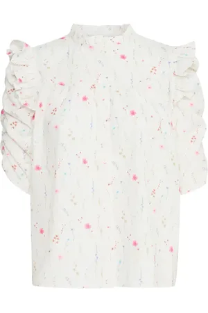 B YOUNG Byfunni Shirt - Tops Blouses Short-sleeved White