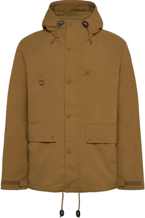 Barbour Hood Util Spey Parka Takki Beige