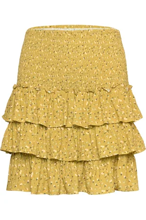 MAUD Silvia Skirt Lyhyt Hame Yellow