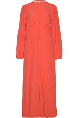 Second Female Emanuelle Slim Dress Maksimekko Juhlamekko Red