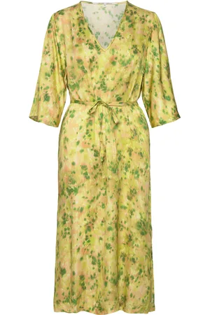 Second Female Crocus Dress Polvipituinen Mekko Yellow