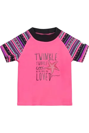 Color Kids Edy Mini Shorts Set Aop Swimwear Uv Clothing Uv Suits Pink