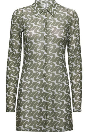 Résumé Ryderrs Shirt Lyhyt Mekko Green