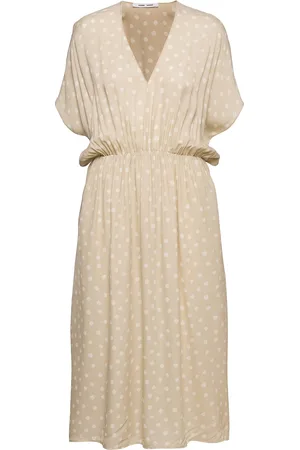 Samsøe Samsøe Andina Long Dress Aop 8083 Polvipituinen Mekko Yellow