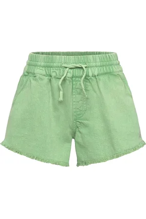 Roxy Scenic Route Twill Rg Bottoms Shorts Sweat Shorts Green
