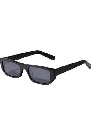 Pilgrim Ainsley Sunglasses Black Neliönmuotoiset Aurinkolasit Black