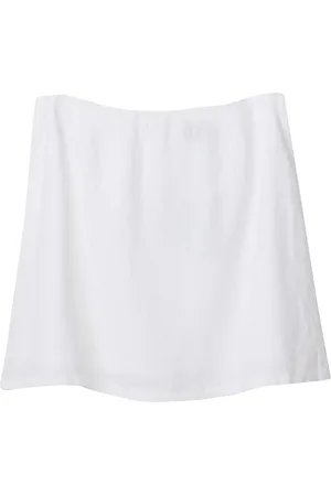 Lexington Short Linen Skirt Skirts Short Skirts White