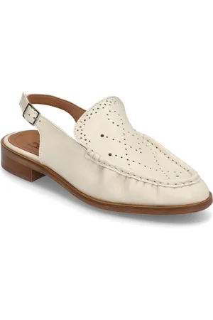 Billi Bi Sling Back Shoes Slingbacks Flat Slingbacks Beige
