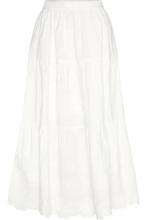 Desigual Tolstoi Skirts Knee-length & Midi Skirts White