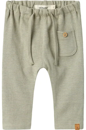 Lil Atelier Nbmfeng Loose Pant Lil Bottoms Leggings Green