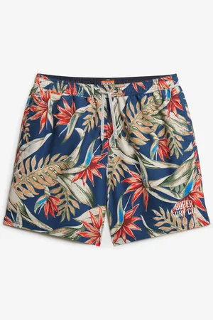 Superdry Hawaiian Print 16 Swim Short Uimashortsit Navy