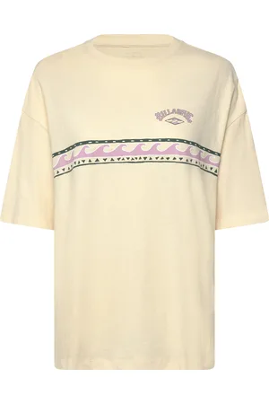Billabong Looking Up Tee Sport Sport Clothing Sports Tops & T-shirts Sport T-shirts Cream
