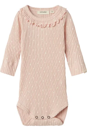 Lil Atelier Nbffiducia Ls Slim Body Lil Bodies Long-sleeved Pink