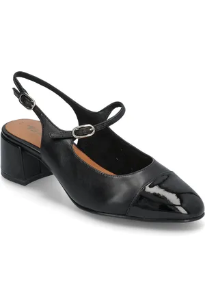 Tamaris Women Sling Shoes Sling Backs Heeled Slingbacks Black