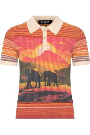 Desigual Himalaya Tops Knitwear Jumpers Red