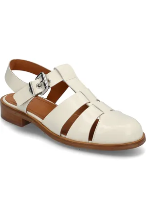 Billi Bi Shoes Shoes Sandals Flat Sandals Cream