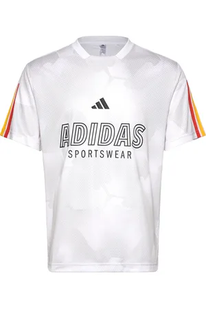 adidas M Tiro Np Tee Sport Men Sports Clothes Sport Tops Sport T-shirts White