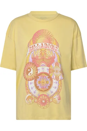 Billabong Surf Mandala Sport Women Sport Clothing Sports Tops & T-shirts Yellow
