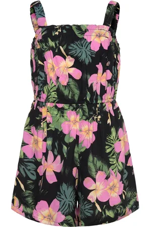 Roxy Playa Baby Printed Jumpsuit Haalari Black
