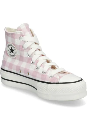 Converse Ctas Lift Hi Vintage White/Summit Pink Sport Women Sport Shoes Sport Sneakers Sport High Top Sneakers Pink