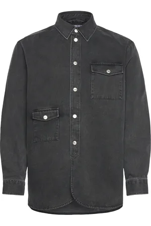 HAN Kjøbenhavn Army Overshirt Designers Overshirts Grey
