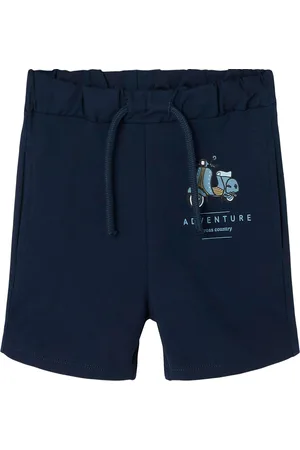 NAME IT Nmmfooter Nreg Shorts Unb Tops Sweat-shirts & Hoodies Sweat-shirts Navy