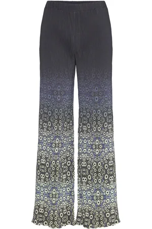 Desigual Celulas Lacroix Bottoms Trousers Wide Leg Multi/patterned
