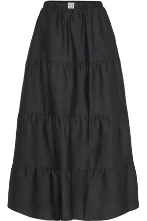 Noisy May Nmfreja Popeline Maxi Skirt Wvn Skirts Maxi Skirts Black