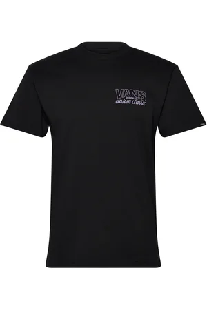 Vans Shop Front Ss Tops T-shirts Short-sleeved Black