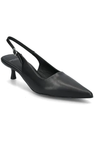 Vagabond Lykke Shoes Sling Backs Heeled Slingbacks Black