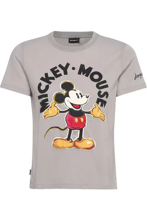 Desigual Mickey Mouse Tops T-shirts & Tops Short-sleeved Beige