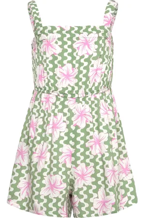 Roxy Playa Baby Printed Jumpsuit Haalari Green