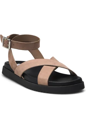 Steve Madden My Bestie Sandal Shoes Sandals Flat Sandals Beige