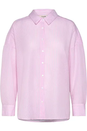 A-View Sonja Shirt Tops Shirts Long-sleeved Pink