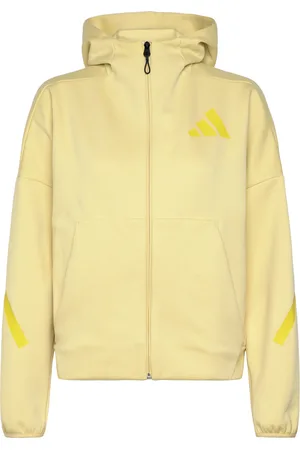 adidas W Z.n.e. Fz Sport Women Sport Clothing Sport Sweat-shirts & Hoodies Sport Hoodies Yellow
