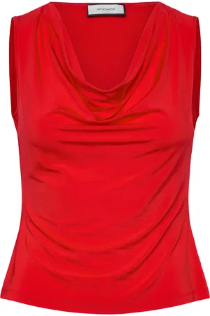 Andiata Brianne Designers Blouses Sleeveless Red