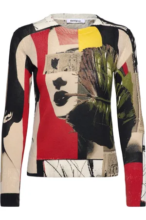 Desigual Collage Lacroi Tops Knitwear Jumpers Multi/patterned
