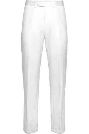 Oscar Jacobson Del Trousers Designers Trousers Formal White