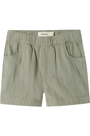 Lil Atelier Nbmfelix Loose Shorts Lil Bottoms Shorts Sweat Shorts Green