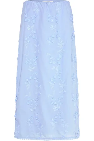 Munthe Ursa Skirts Knee-length & Midi Skirts Blue