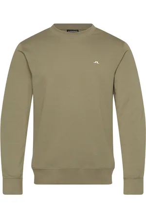 J Lindeberg M Crew Neck Sweat Designers Sweat-shirts & Hoodies Sweat-shirts Green