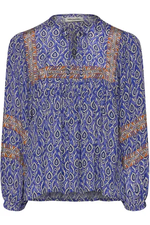 Lollys Laundry Teelll Blouse Ls Tops Blouses Long-sleeved Blue